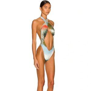 Miaou motion blue one piece swimsuit - size XS